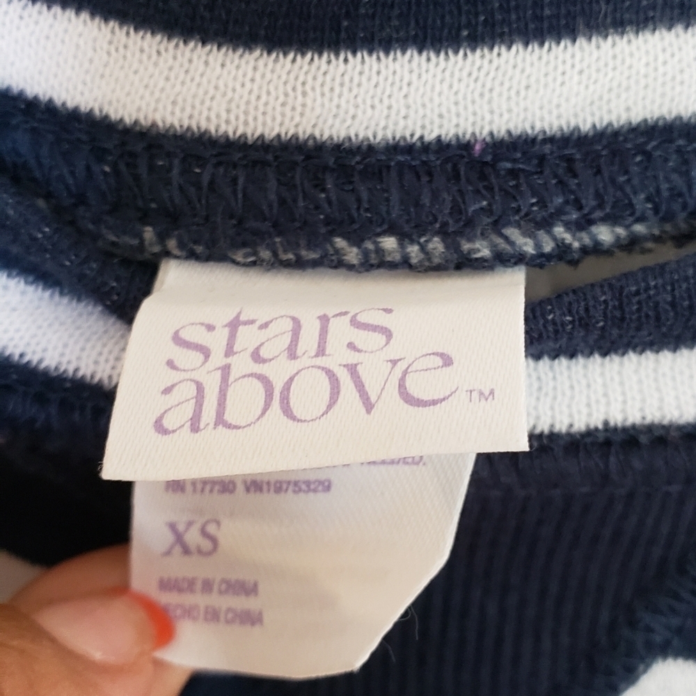 Stars above short sleeve sweatshirt - Picture 4 of 6